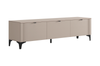 Тумба 2 Рич кашемир/фрапучино матовый/черный