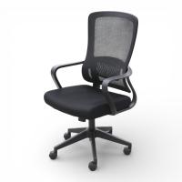 Кресло офисное OM658B сетка, черный 56x50x103-113 см