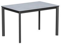 Стол Римини-1С, 110(+40)*700*750 Armani Grey/ черный