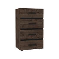 Nature 45 Комод Дуб Апрель темный-Черный