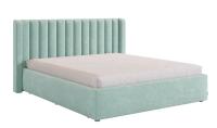 Ева Кровать 1600*2000 с основанием/Мята велюр