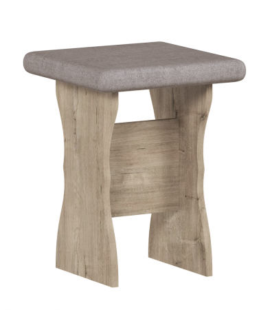 Обеденная группа, Дуб Бунратти  (скамья, стол, табурет), Ткань ESMI 23 