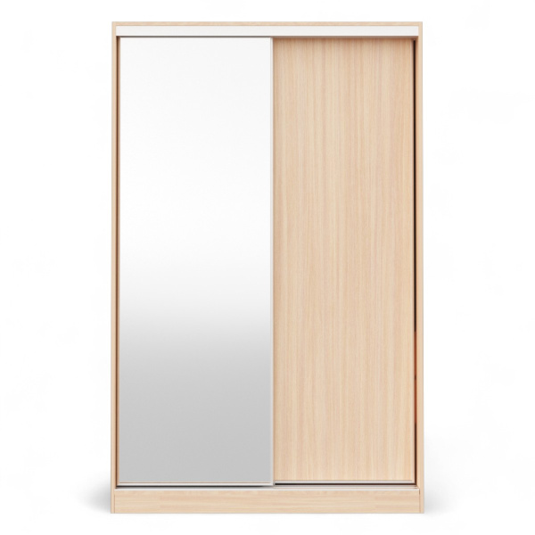 Шкаф-купе БН-61 2дв 1400х600х2200 Дуб мол/хром