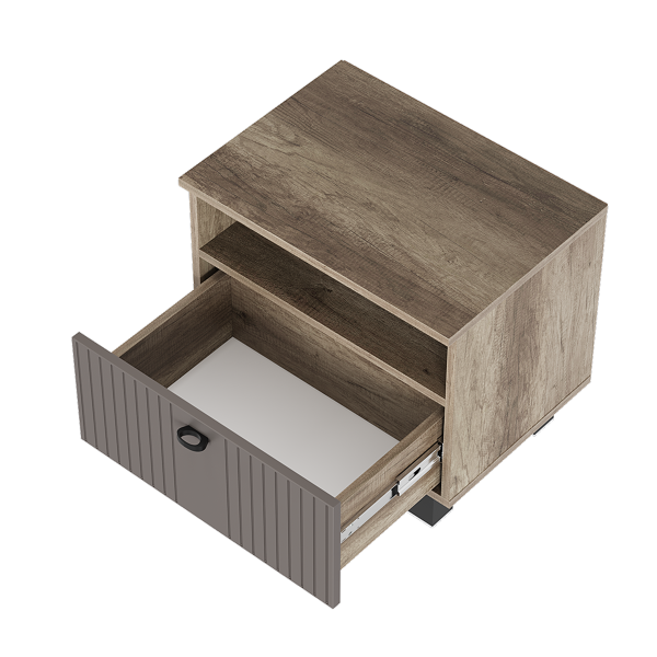 Олива Тумба прикроватная ТБ-14 Дуб каньон/MF14 муссон