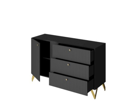 RENO комод КД-3 Черный