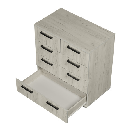 Комод Стандарт № 5 NEW  Дуб крафт белый