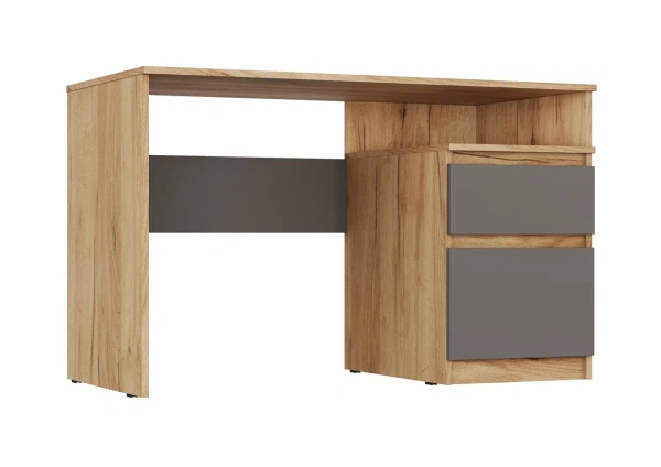 СИТИ Стол письменный СП-14 /Серый графит/ дуб Крафт Зол