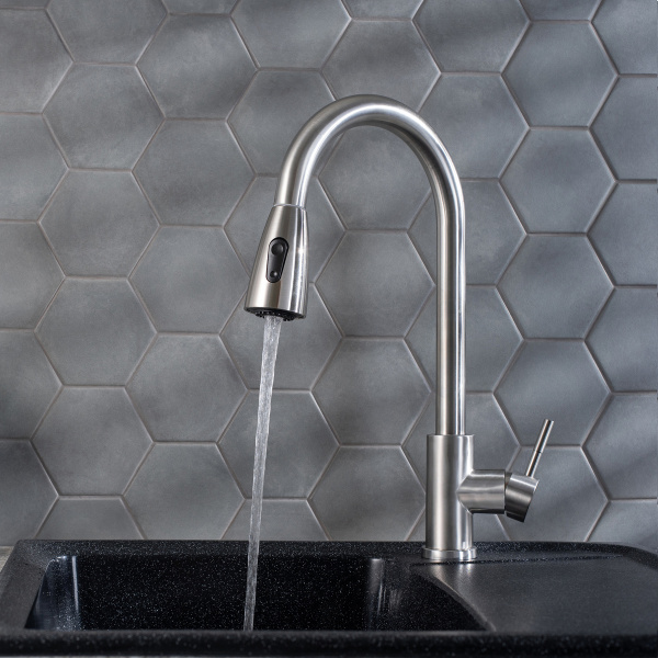 SUS124-017F-2 Смеситель для кухни, Д35