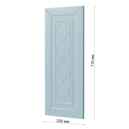 Фасад РОМБ голубой 342 торцевой