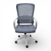 Кресло офисное OM658G сетка, серый 56x50x103-113 см