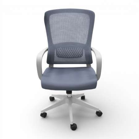 Кресло офисное OM658G сетка, серый 56x50x103-113 см