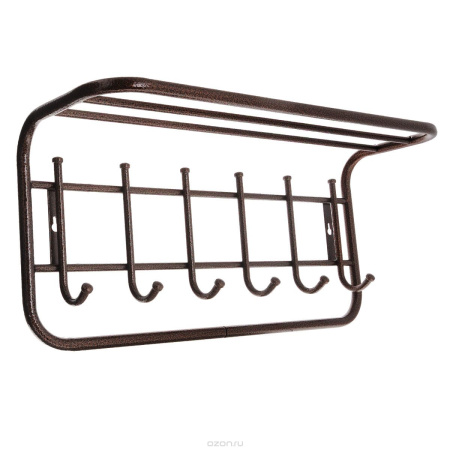 Вешалка с полкой 60см