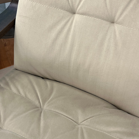 Кресло Сайма ткань Фреш 04 бежевый/Орех