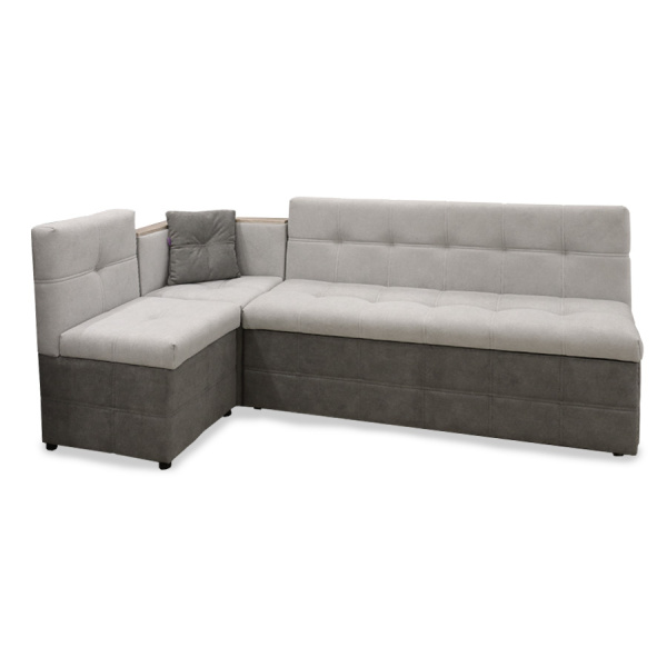 Кухонный уголок "Капучино 3-1" (Правый) (Baly 6/Baly 7) мдф Дуб серый/