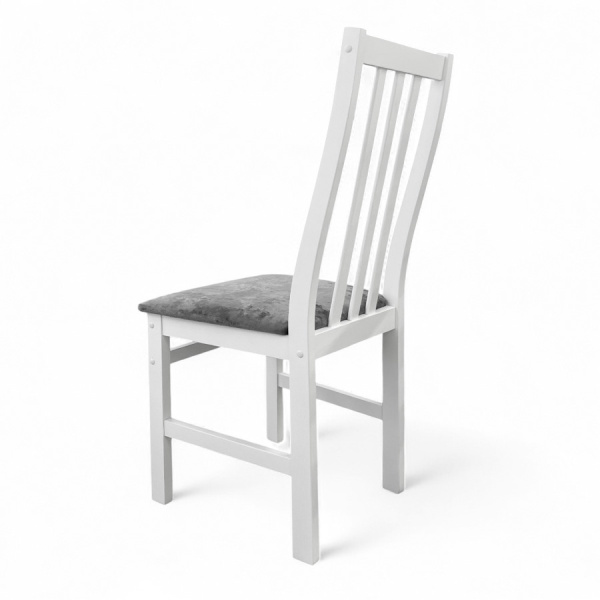 Стул Соло Р белая эмаль/ Kатания 19