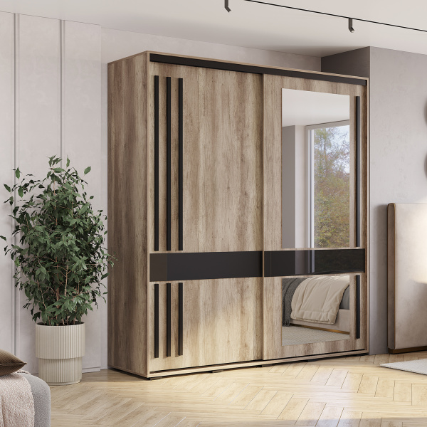 Шкаф-купе Крафт-8 1962*594*2176 Дуб каньон