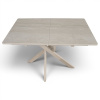 Стол кухонный Касабланка-1С Мокко/Travertine