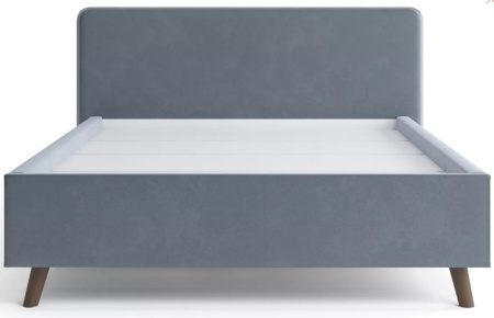 Кровать Ванесса (14) 140*200 Темно-серый