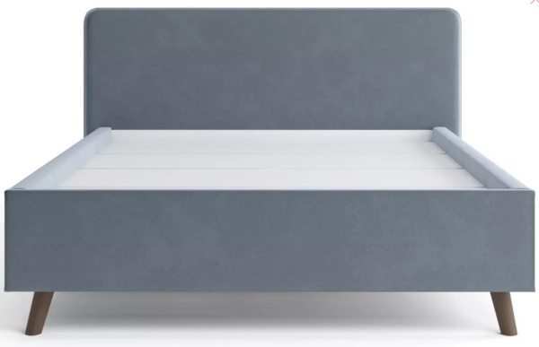 Кровать Ванесса (14) 140*200 Темно-серый