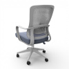Кресло офисное OM658G сетка, серый 56x50x103-113 см